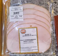 Fully cooked/smoked roast turkey