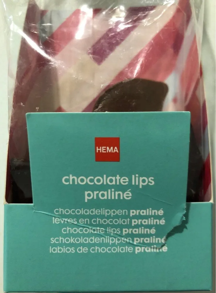 Chocolate lips praliné
