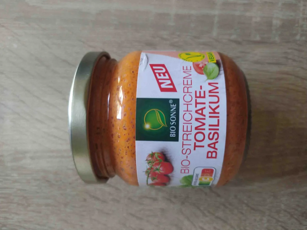 Bio-Streichcreme Tomate-Basilikum