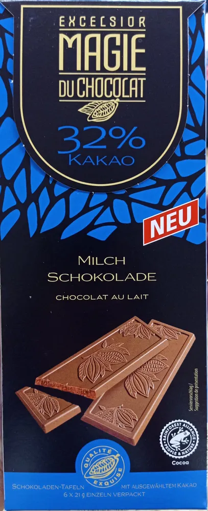 Chocolat au lait 32%