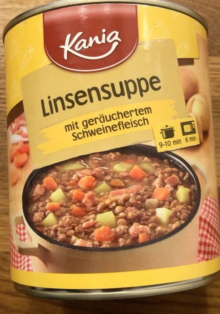Linsensuppe mit Schweinefleisch