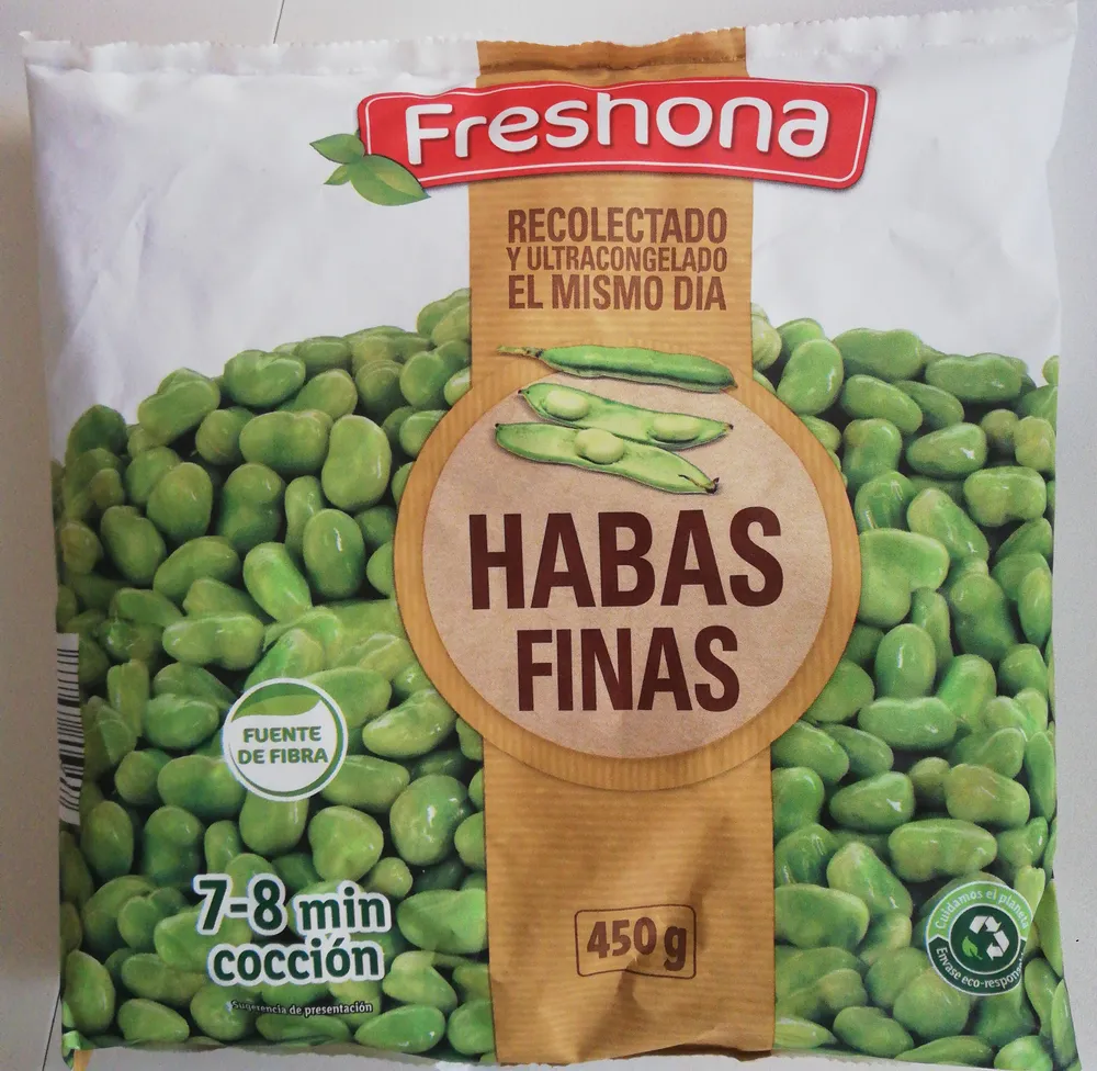 Habas congeladas