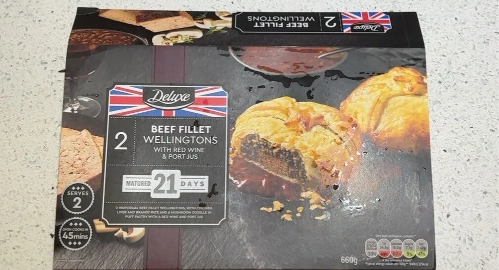 2 Beef Fillet Wellington’s with Ted Wine & Port Jus