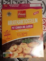 Bratkartoffel mit Schinken und Zwibeln