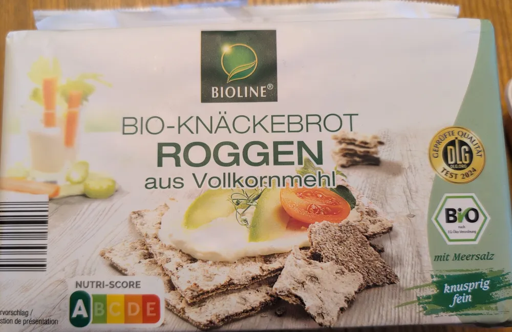 BIO-KNÄCKEBROT ROGGEN aus Vollkornmehl
