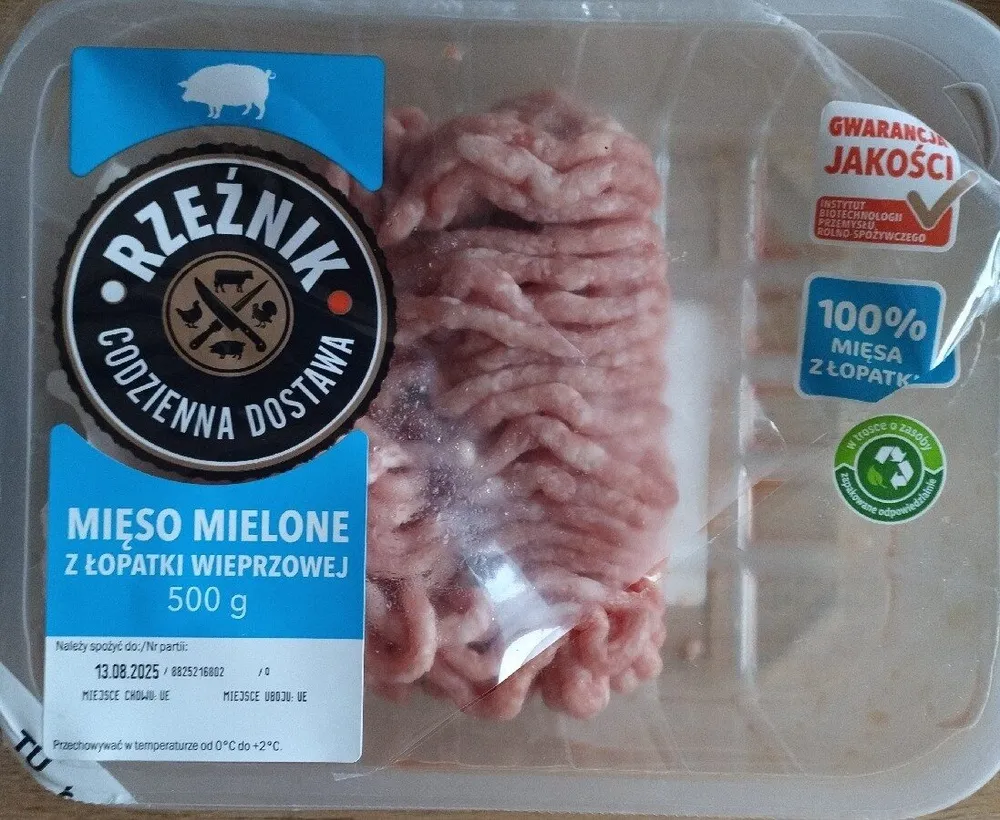 Mięso Mielone Z Łopatki Wieprzowej