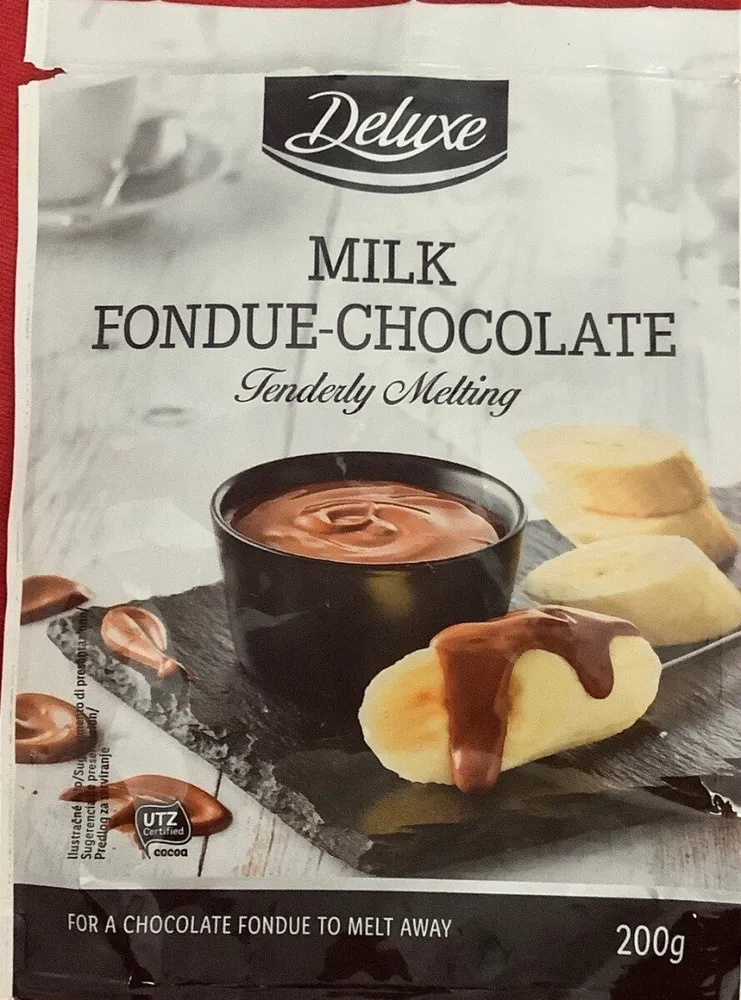 Milk foundue-chocolate