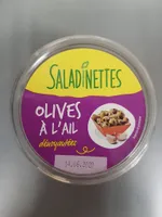 Olives à l'ail dénoyautées