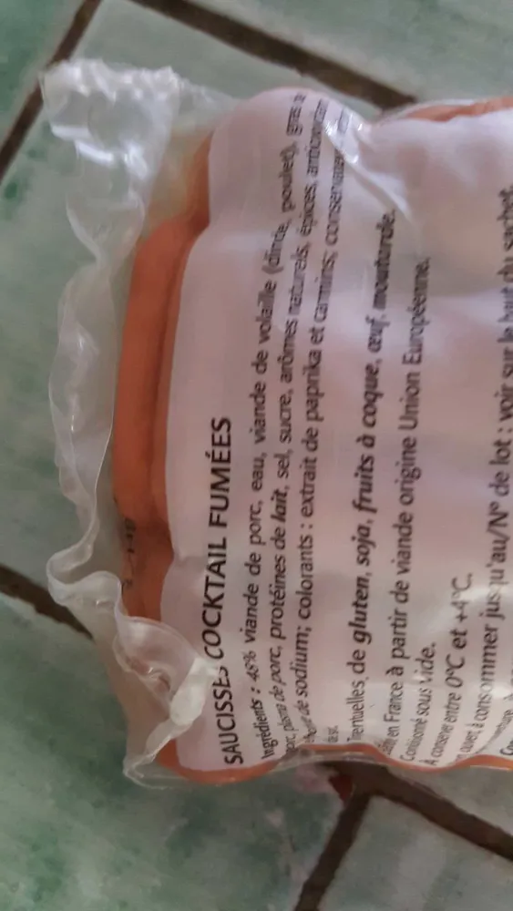Saucisses cocktail fumées au bois de hêtre