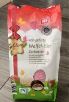 Feine gefüllte Waffel-Eier Zartbitter