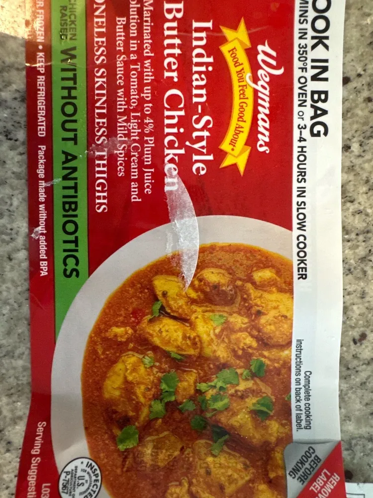 Indian-Style Butter Chicken Boneless Skinless Thighs