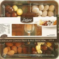 Chocolate coated fruit & nut selection