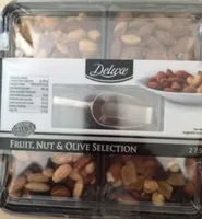 Kerst: Premium Nut Selection Schaal 275 Gram (delicieux)
