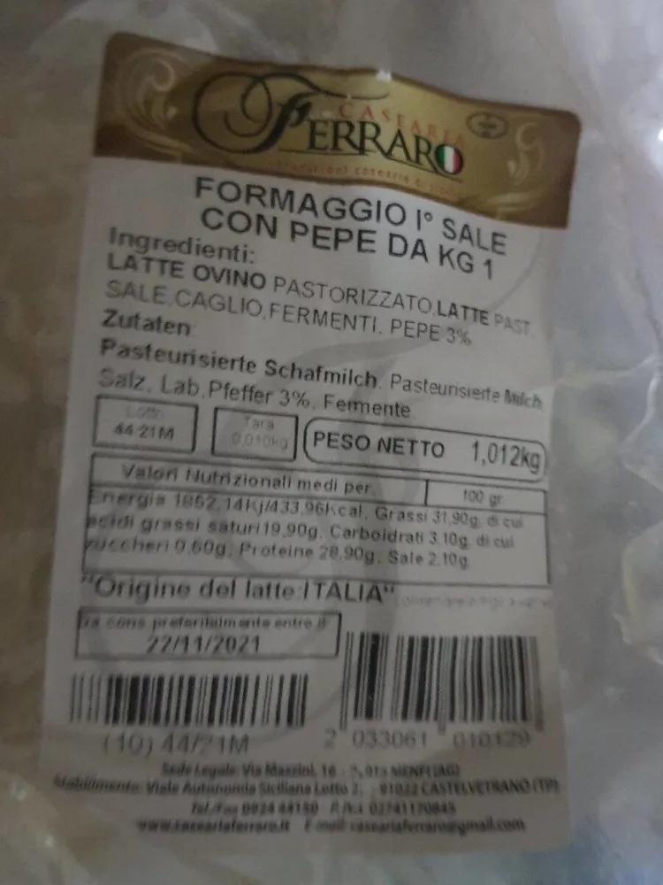 Formation sale con pepe