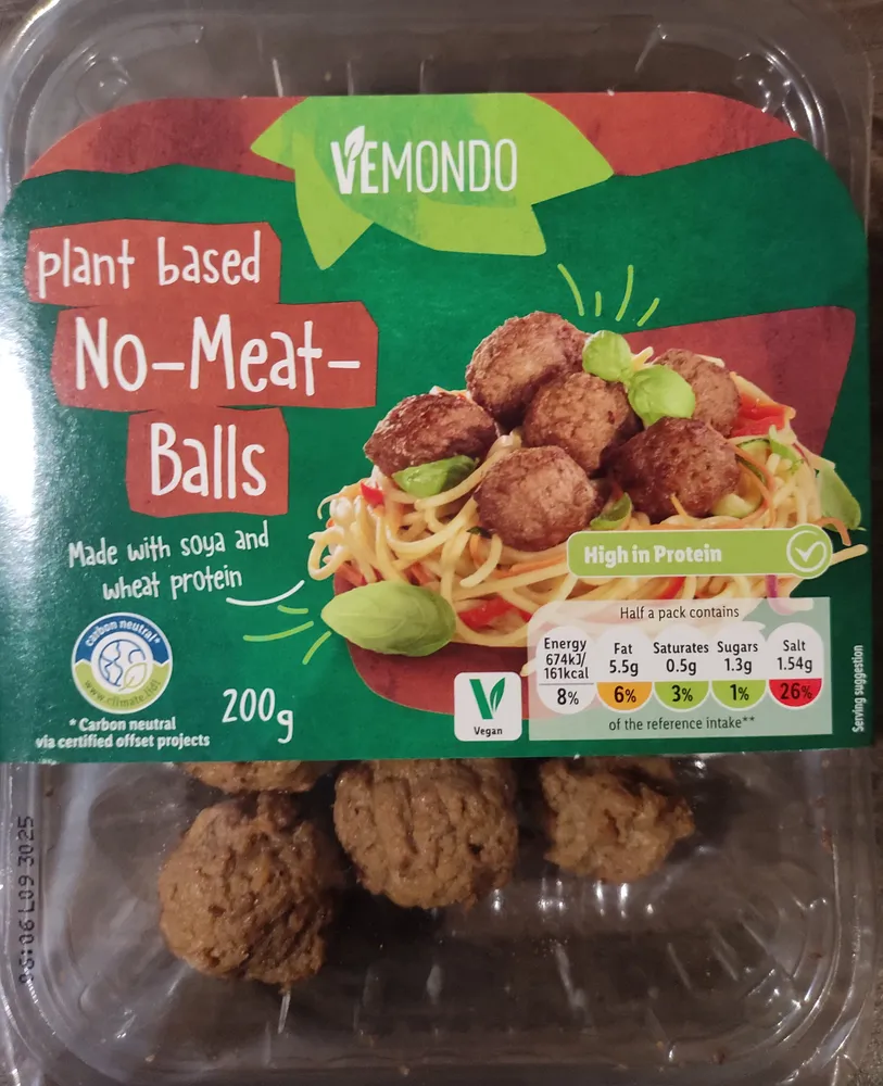 Plant based no meat balls