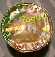 Yogur con preparado de piña y jengibre