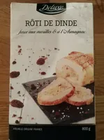 Rôti de dinde farce aux morilles & à l'armagnac