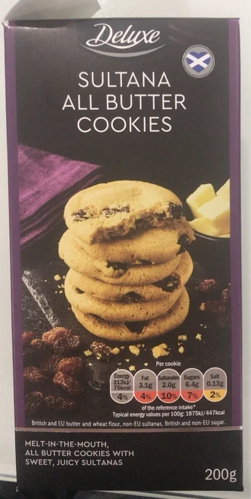 Sultana All Butter Cookies