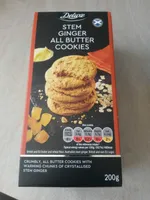 Stem Ginger All Butter Cookies