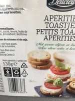 Petits toasts aperitifs