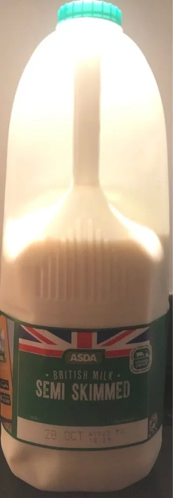 BRITISH MILK SEMI SKIMMED