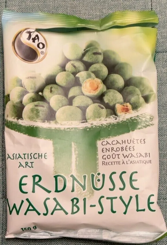 Erdnüsse wasabi-style