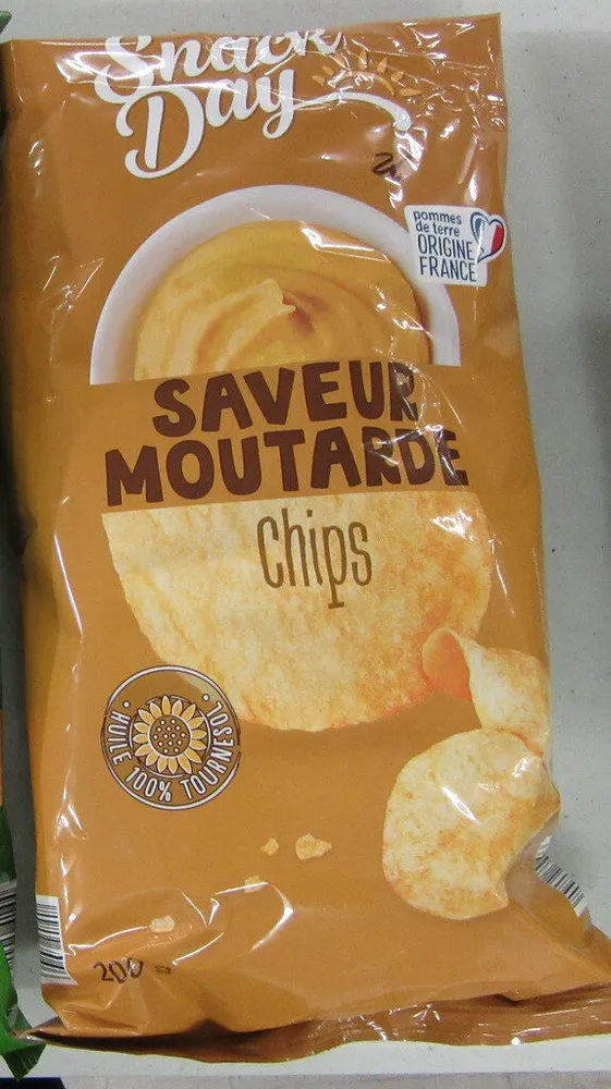 Chips saveur moutarde