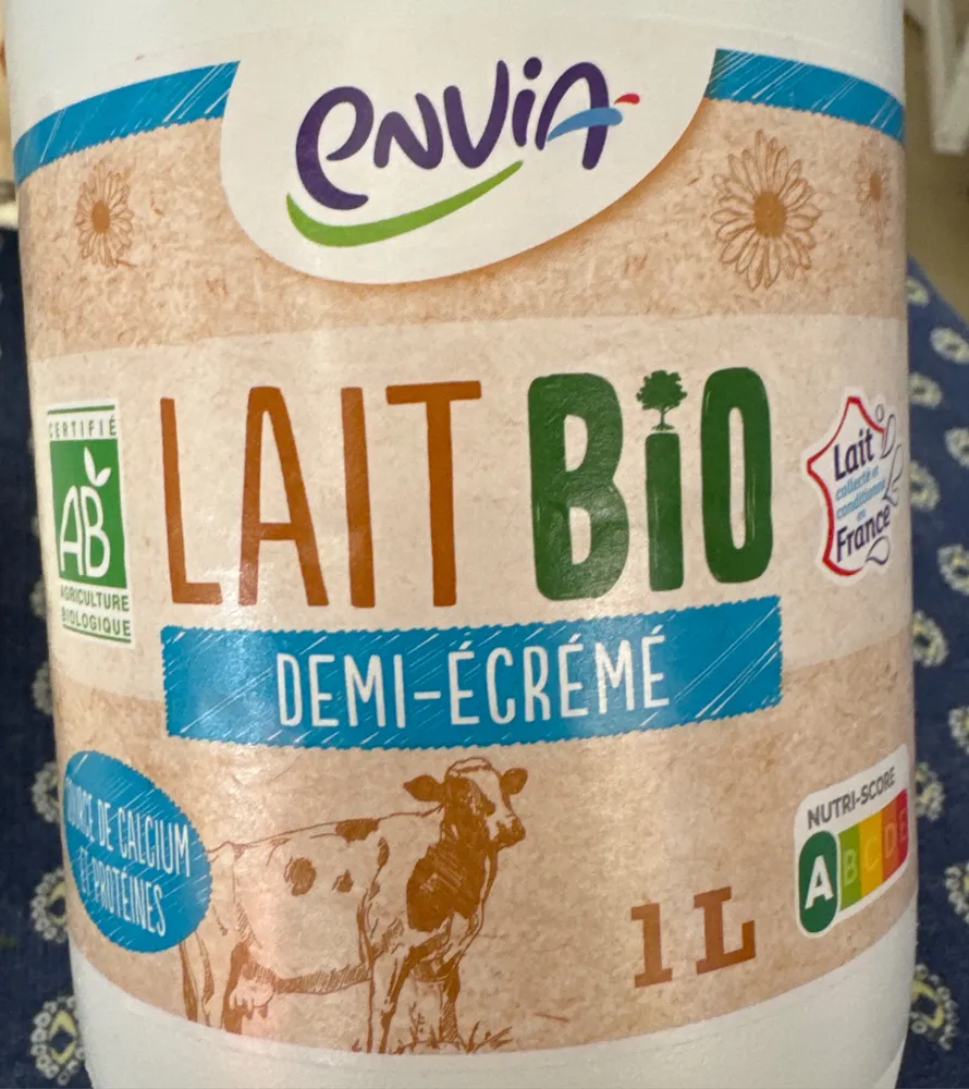 Lait demi-ecrémé