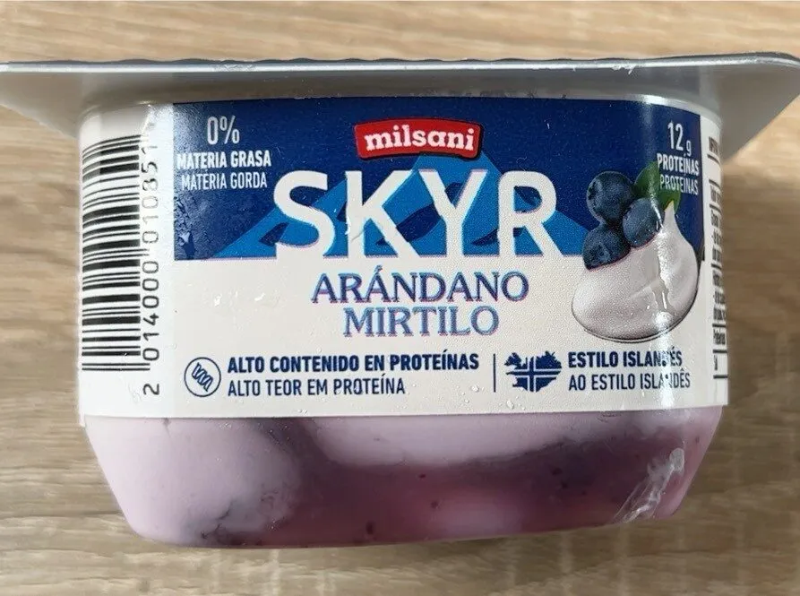 Skyr arandano mirtilo