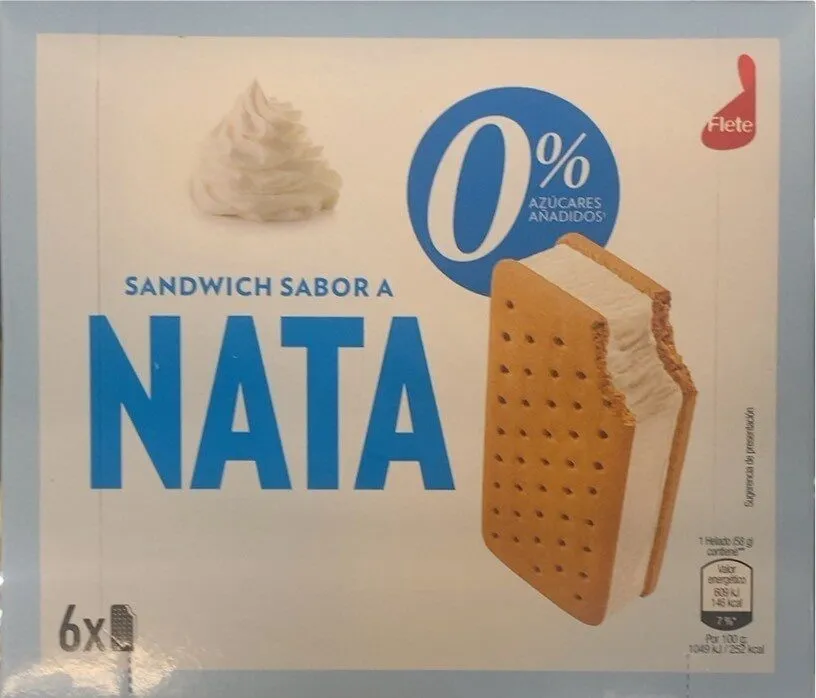 Sandwich sabor a nata