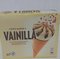 Cono sabor a vainilla