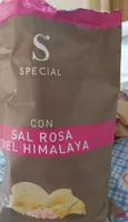 Patatas con sal rosa del Himalaya