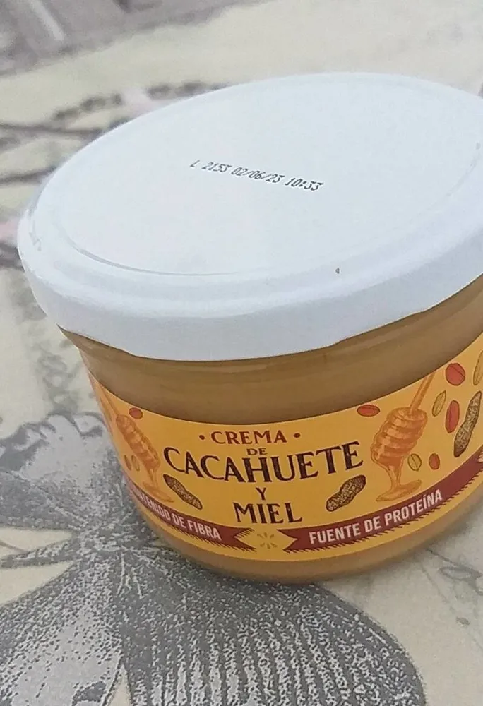 Crema cacahuete y miel