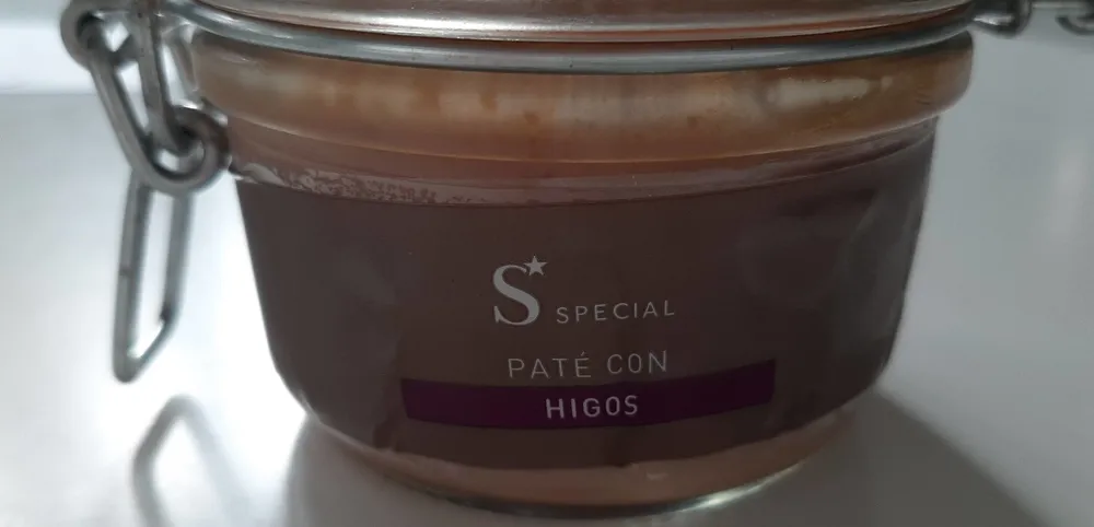 Paté con higos