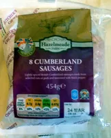 8 cumberland sausages