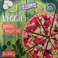 Pizza Veggie with vegetables and black olives