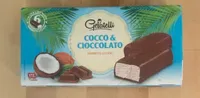 Barrette gelato cocco e cioccolato