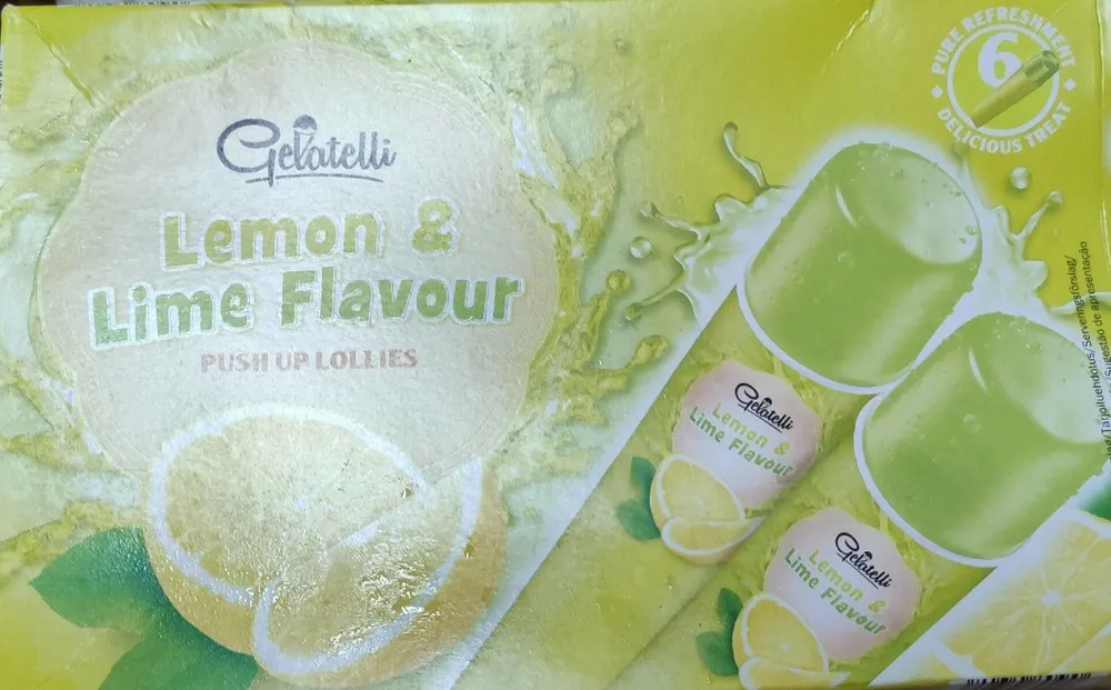 Lemon & Lime Flavour PUSH UP LOLLIES