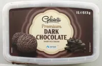 Bac crème glacée chocolat noir