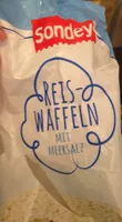 Reiswaffeln, Meersalz