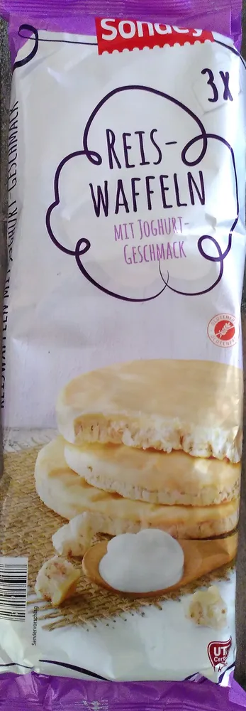 Reiswaffeln mit Joghurt Geschmack
