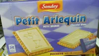 Petit Arlequin - Biscuit petit beurre enrobé de chocolat blanc