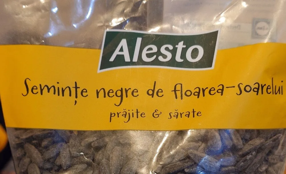 Seminte Negre De Floarea Soarelui Prajite Și Sarate