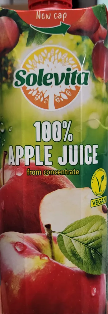 100% APPLE JUICE from concentrate