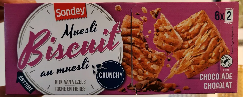 Crunchy Biscuit Muesli Chocolade