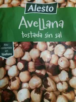 Avellana tostada sin sal
