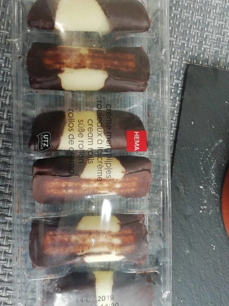 Rouleaux à la crème