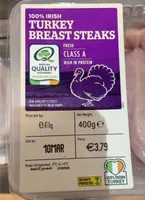 Turkey breast steak