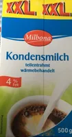 Kondensmilch, 4% Fett