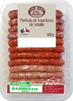 Plateau de saucisses de volaille